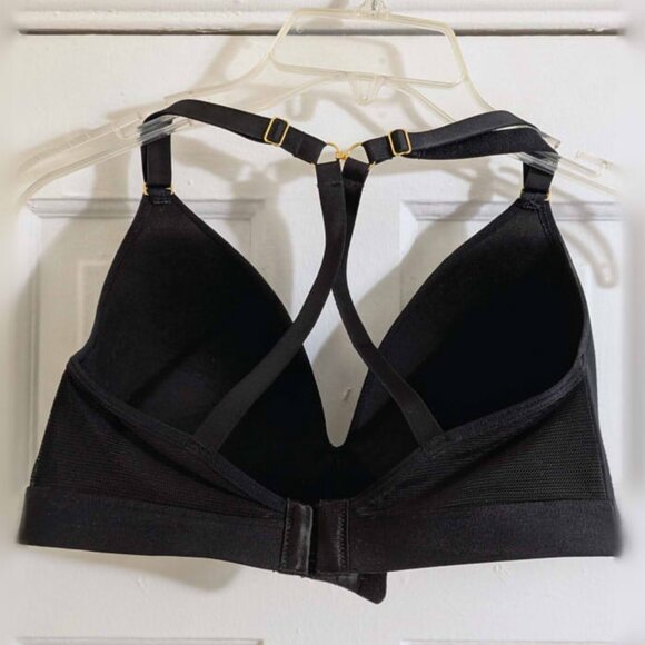 brand new black wireless bra with mesh trim by LIVELY 34DD - Picture 6 of 7